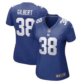 womens nike zyon gilbert royal new york giants game player 